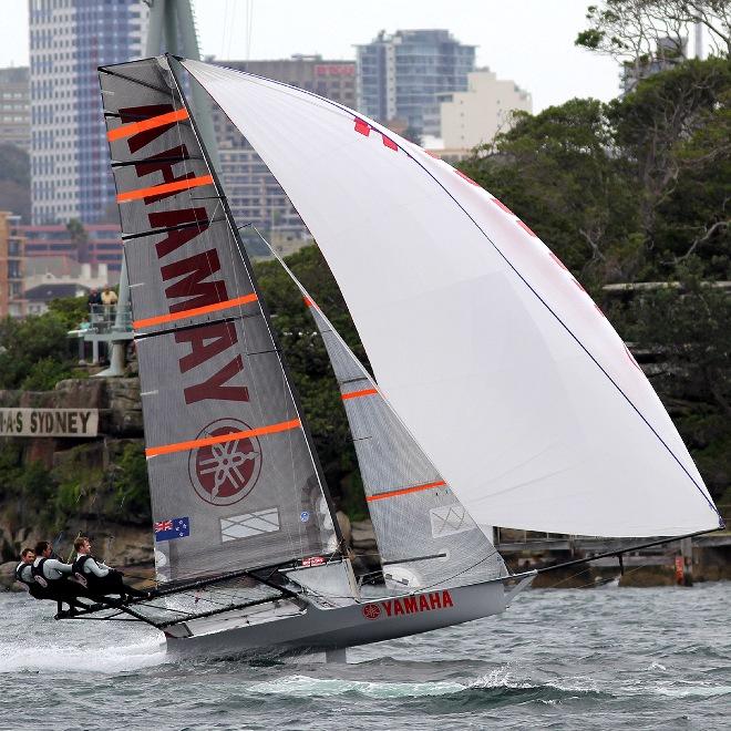 Yamaha's winning form - JJ Giltinan 18ft Skiff Championship © Frank Quealey /Australian 18 Footers League http://www.18footers.com.au